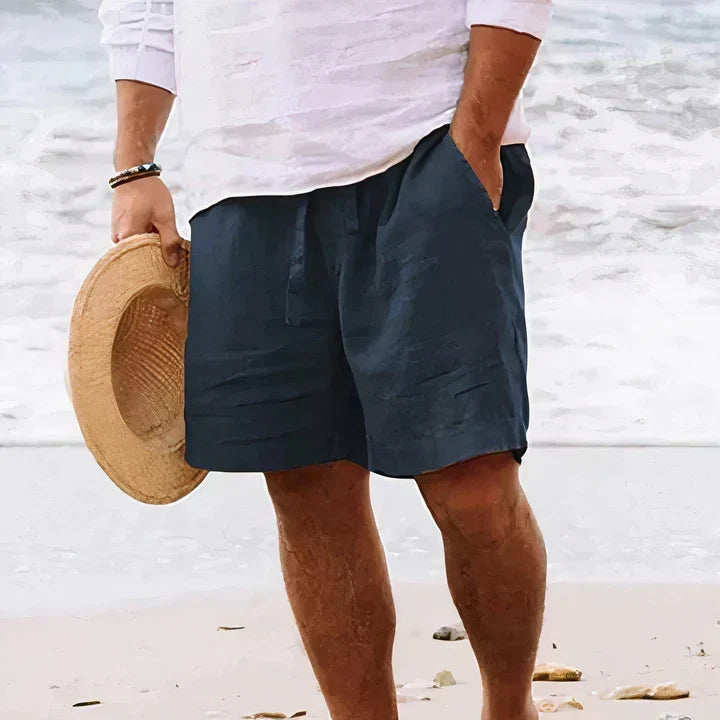 Men's Breathable Casual Linen Shorts