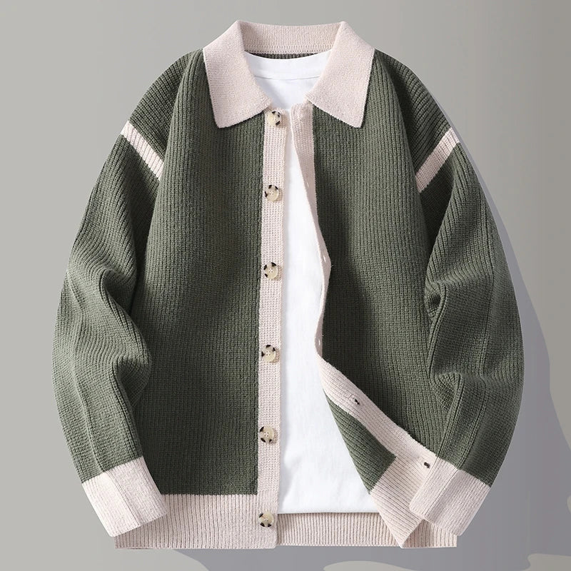 Men's Button-Down Varsity Jacket