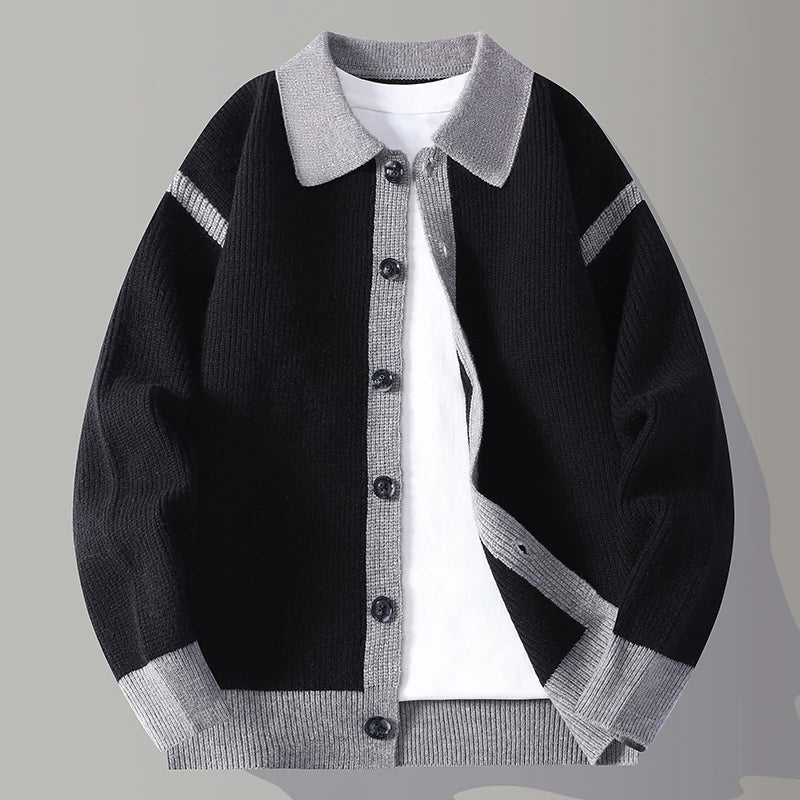 Men's Button-Down Varsity Jacket