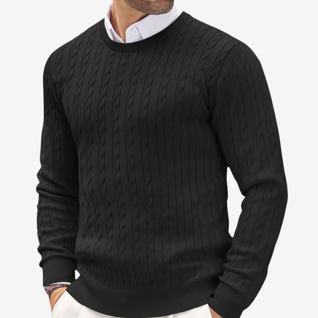 Men's Cable-Knit Sweater