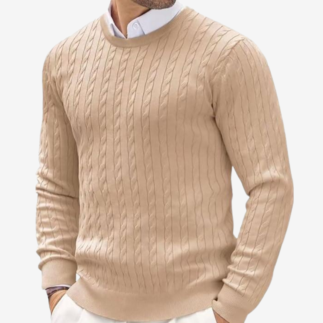 Men's Cable-Knit Sweater