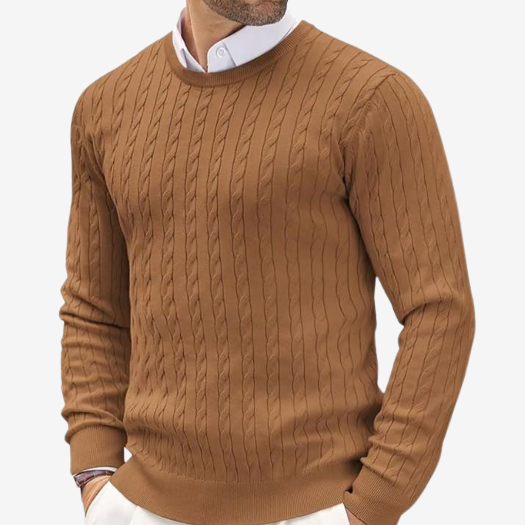 Men's Cable-Knit Sweater