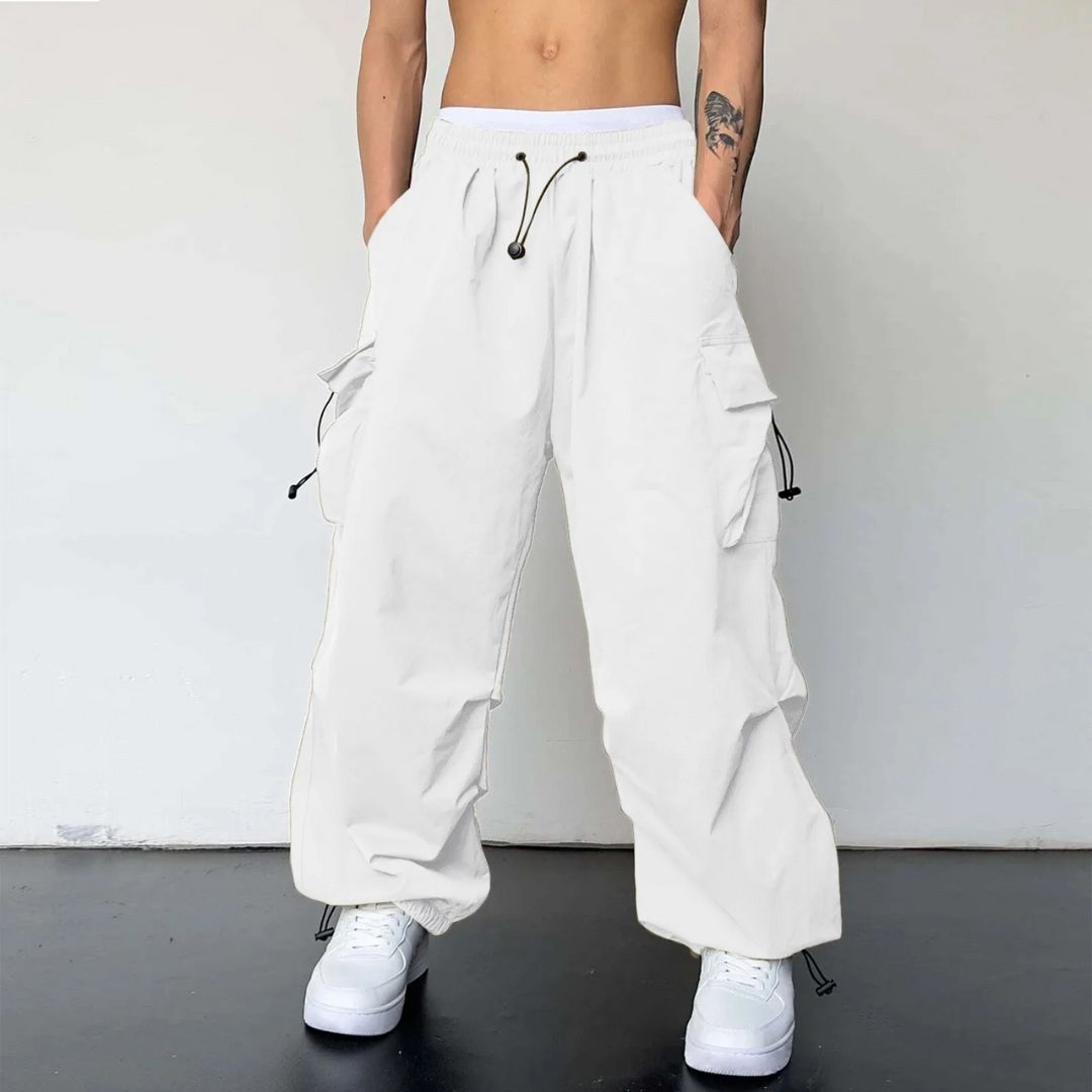 Men's Cargo Joggers with Adjustable Waist for Optimal Comfort