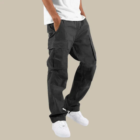 Men's Cargo Pants - Flexible Design for Comfort and Style