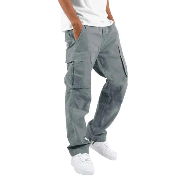Men's Cargo Pants - Flexible Design for Comfort and Style