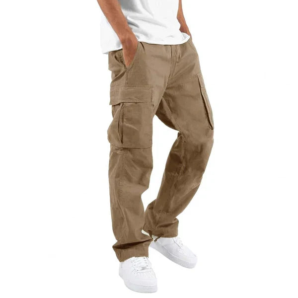 Men's Cargo Pants - Flexible Design for Comfort and Style