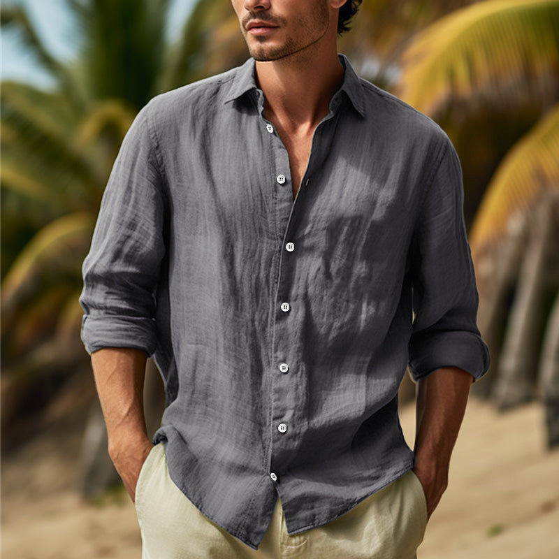 Men's Casual Button-Down Shirt