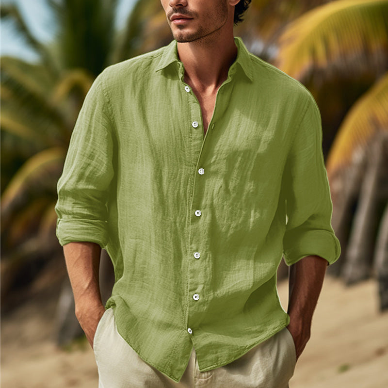 Men's Casual Button-Down Shirt