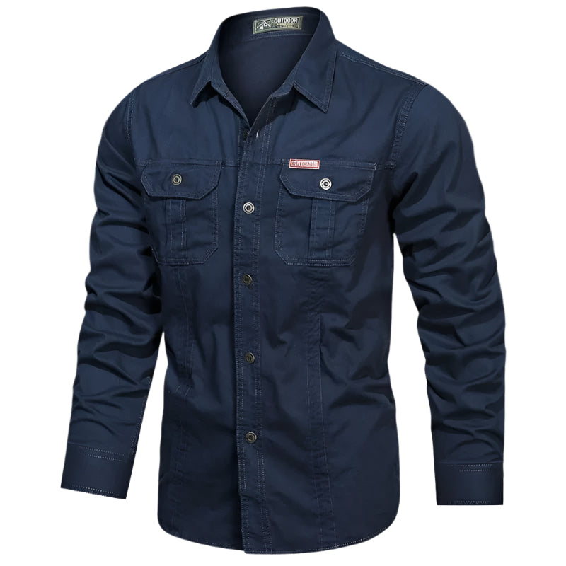 Men's Casual Button-Down Shirt