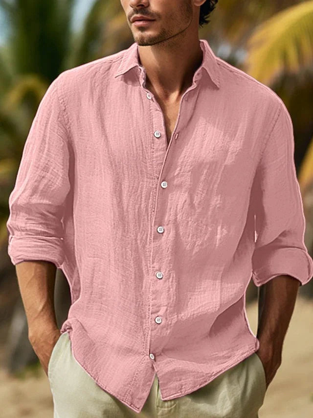 Men's Casual Button-Down Shirt