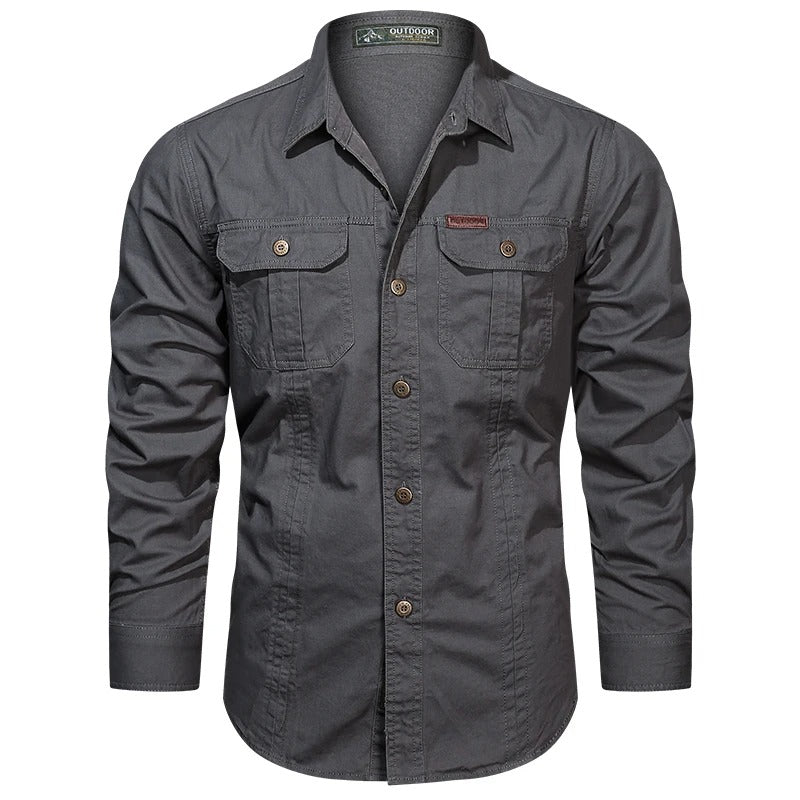 Men's Casual Button-Down Shirt