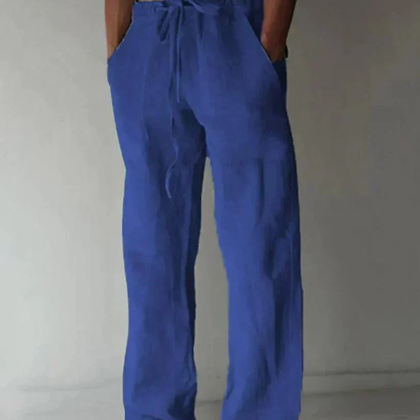 Men's Casual Fit Trousers with Side Pockets
