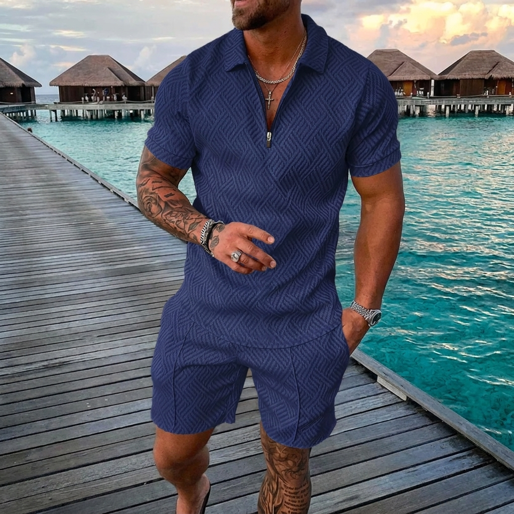 Men's Casual Short-Sleeve Summer Set