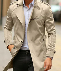 Men's Classic Autumn Trench Coat