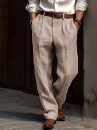 Men's Classic Pleated Trousers