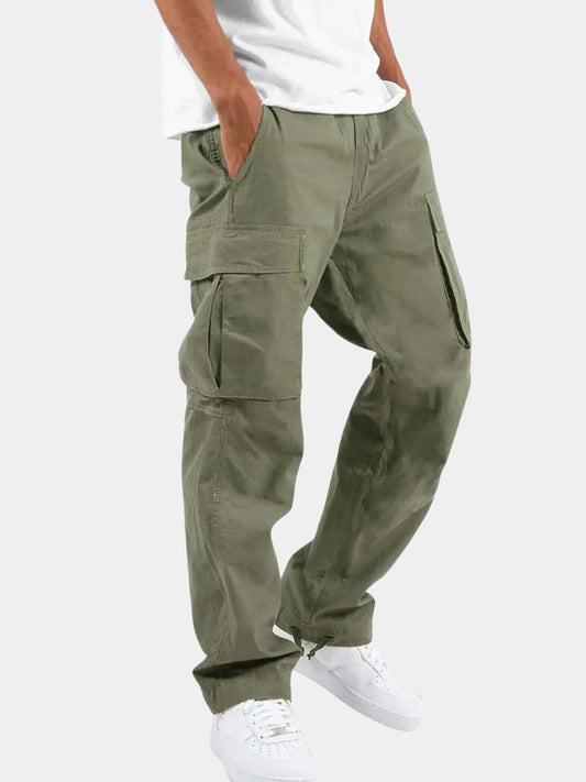 Men's Comfortable Casual Drawstring Cargo Trousers
