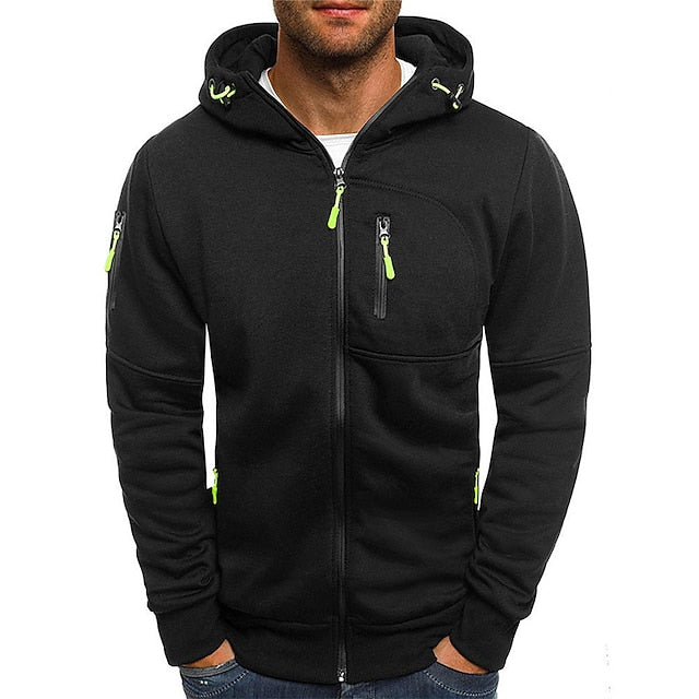 Men's Cotton Zip-Up Hoodie