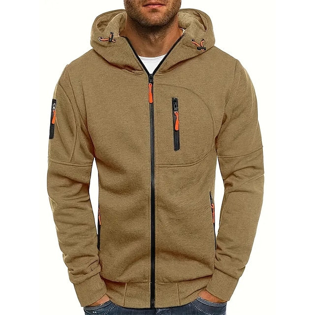 Men's Cotton Zip-Up Hoodie