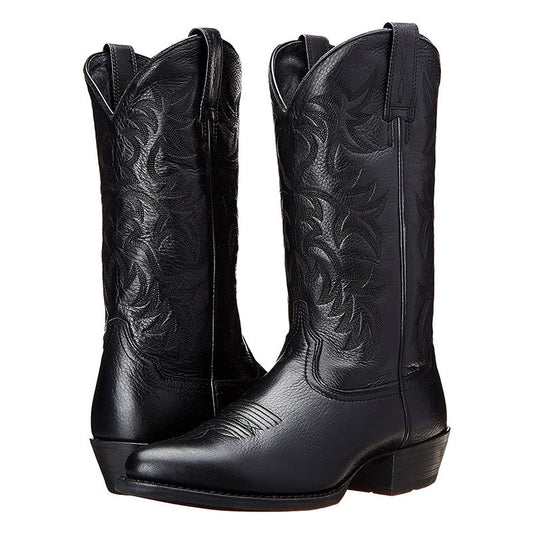 Men's Cowboy Boots - Black & Brown