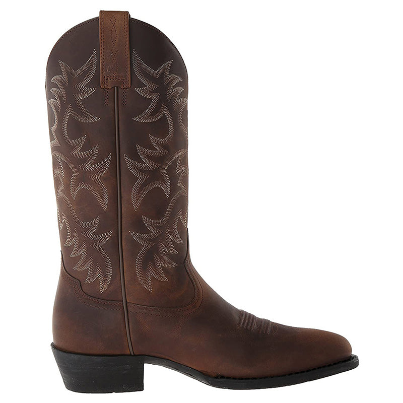 Men's Cowboy Boots - Black & Brown