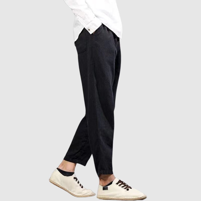 Men's Cropped Casual Trousers