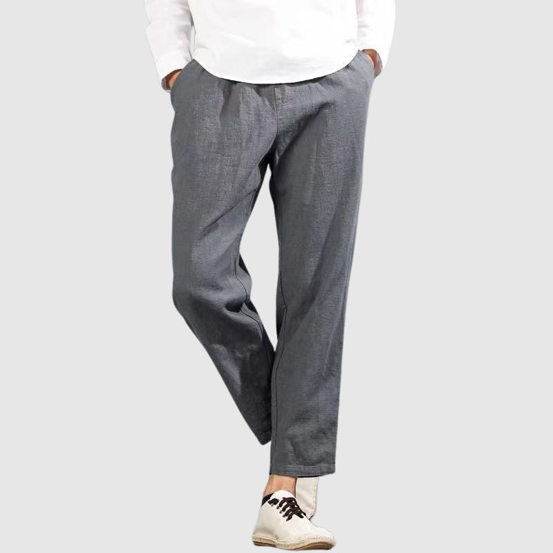 Men's Cropped Casual Trousers