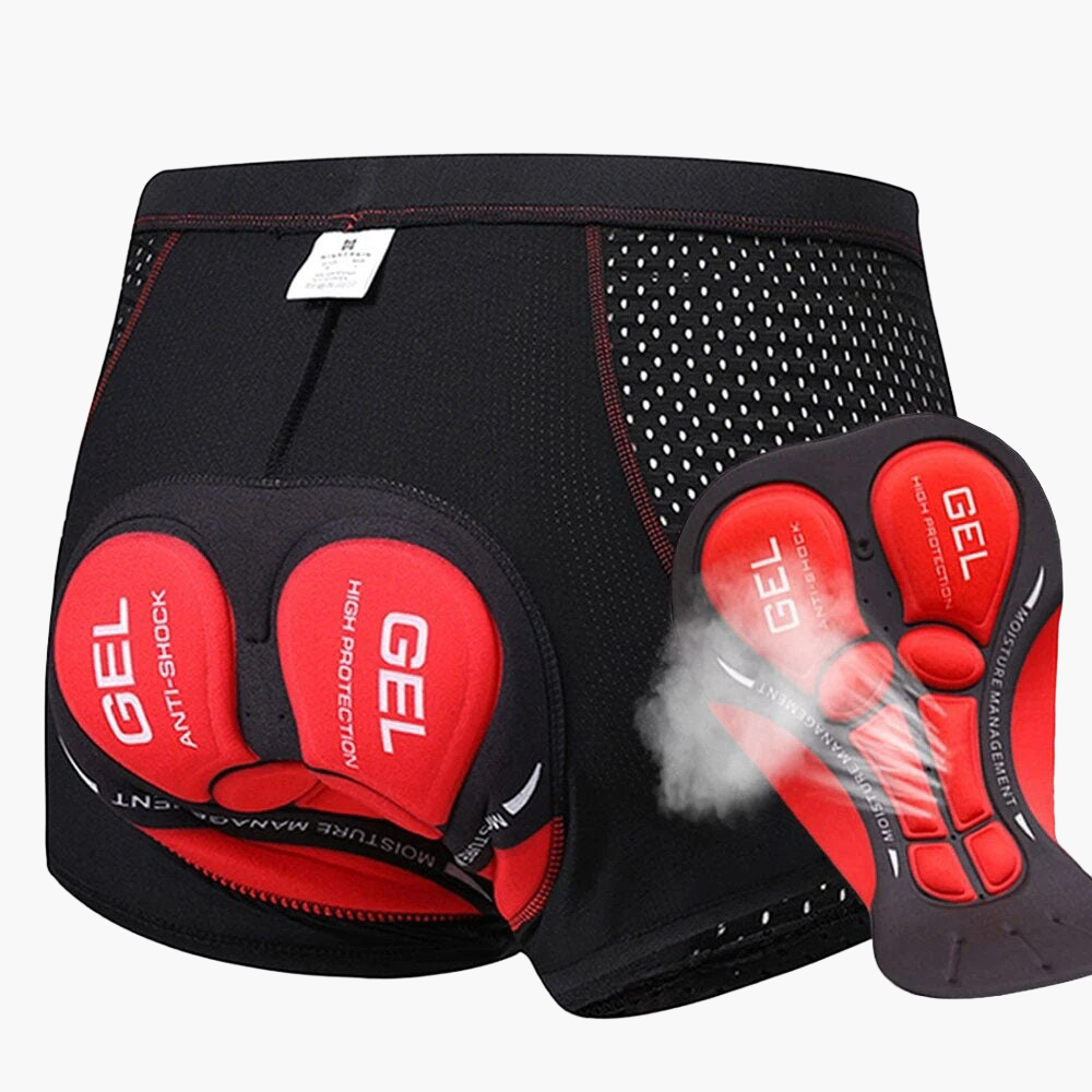 Men's Cycling Shorts with 5D Gel Pad for Superior Comfort and Shock Absorption