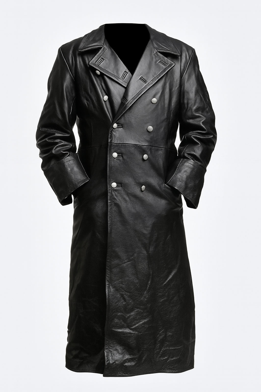 Men's Double-Breasted Trench Coat