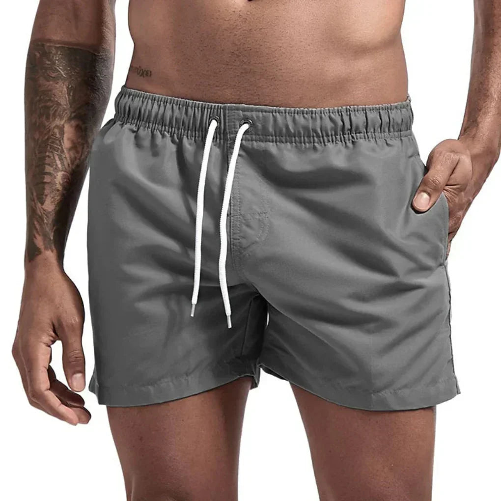 Men's Drawstring Swim Trunks