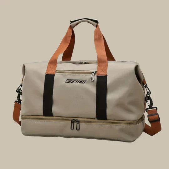 Men's Duffle Gym Bag with Shoe Compartment
