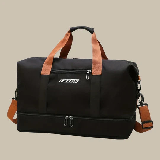 Men's Duffle Gym Bag with Shoe Compartment