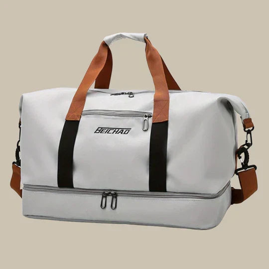 Men's Duffle Gym Bag with Shoe Compartment