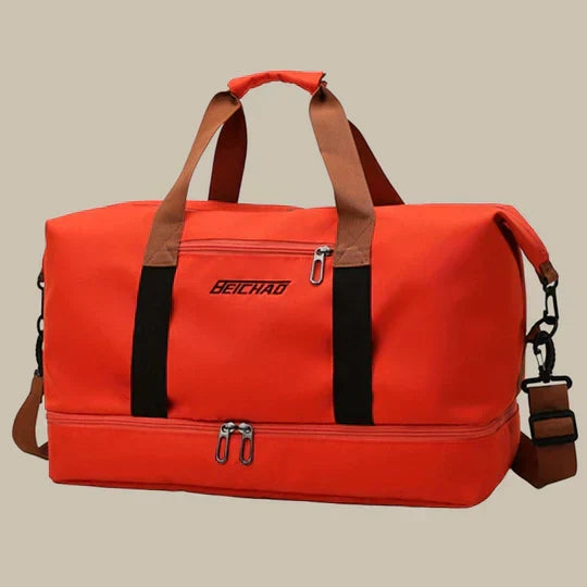 Men's Duffle Gym Bag with Shoe Compartment
