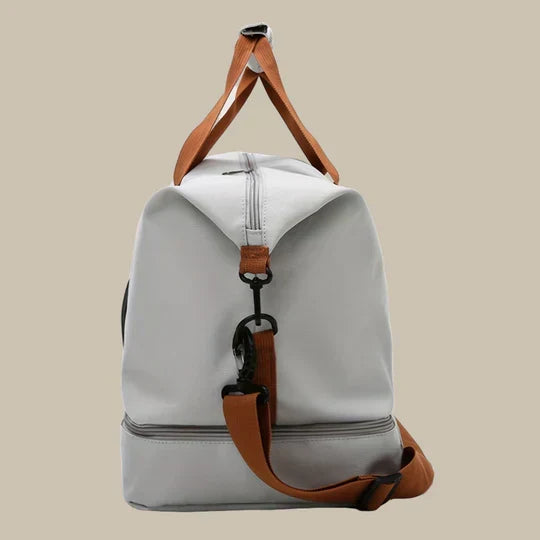 Men's Duffle Gym Bag with Shoe Compartment