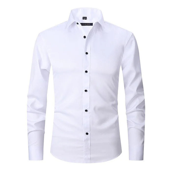 Men's Elegant Anti-Wrinkle Button-Down Shirt