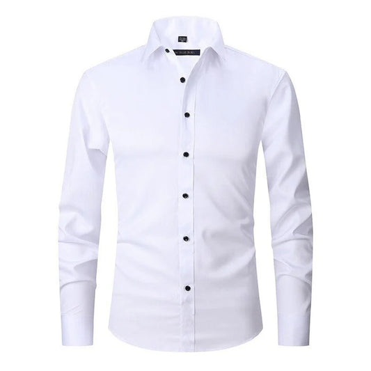 Men's Elegant Anti-Wrinkle Button-Down Shirt