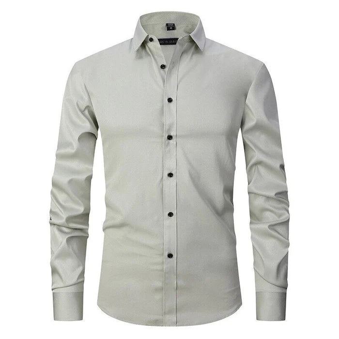 Men's Elegant Anti-Wrinkle Button-Down Shirt