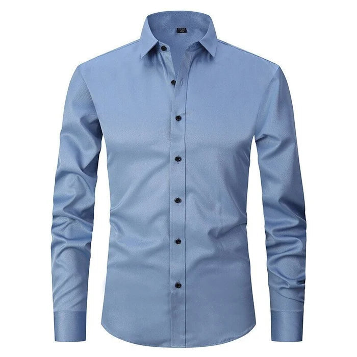 Men's Elegant Anti-Wrinkle Button-Down Shirt