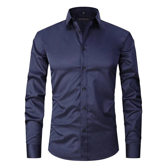 Men's Elegant Anti-Wrinkle Button-Down Shirt