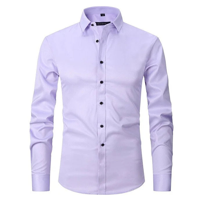 Men's Elegant Anti-Wrinkle Button-Down Shirt