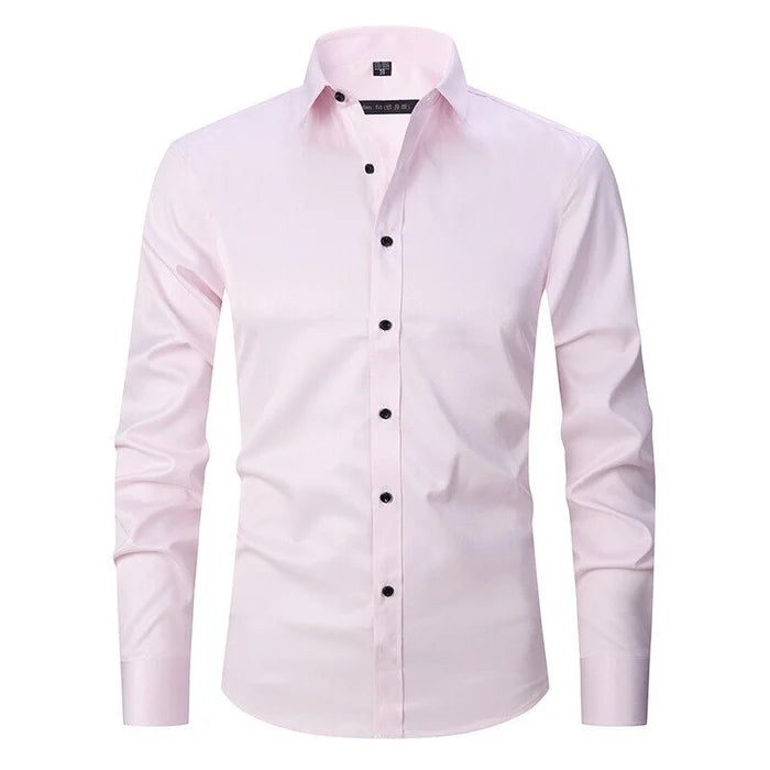 Men's Elegant Anti-Wrinkle Button-Down Shirt