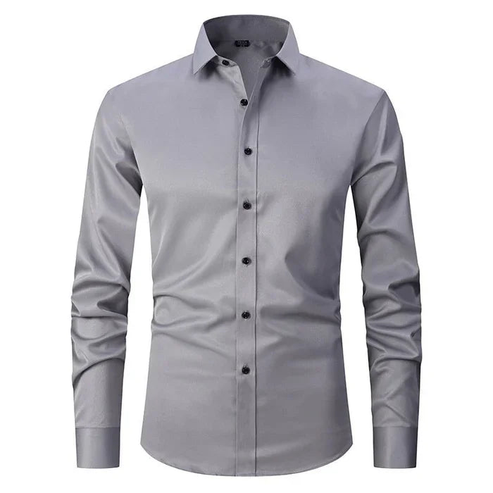 Men's Elegant Anti-Wrinkle Button-Down Shirt