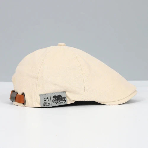 Men's Flat Cap with Adjustable Strap