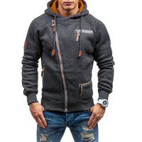 Men's Fleece Zip-Up Hooded Jacket