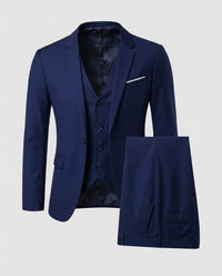 Men's Formal Three-Piece Suit for Business & Events