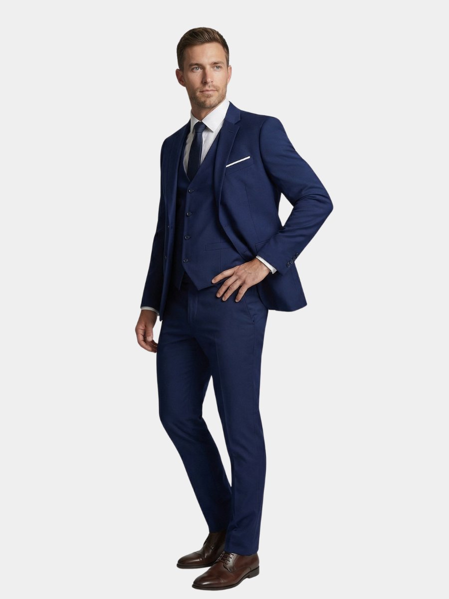 Men's Formal Three-Piece Suit for Business & Events