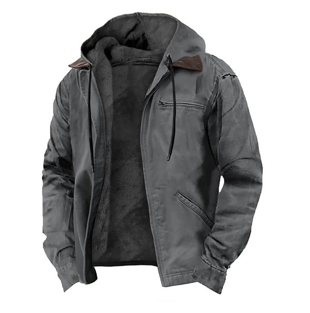 Men's Full-Zip Hooded Jacket
