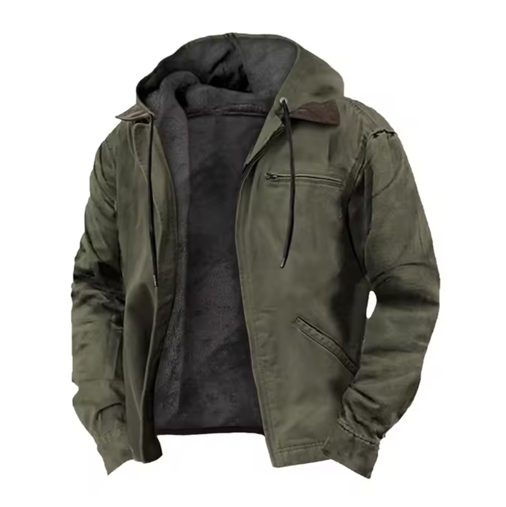 Men's Full-Zip Hooded Jacket