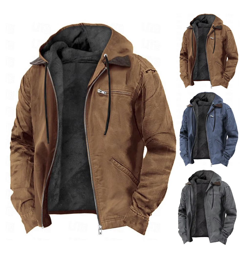 Men's Full-Zip Hooded Jacket