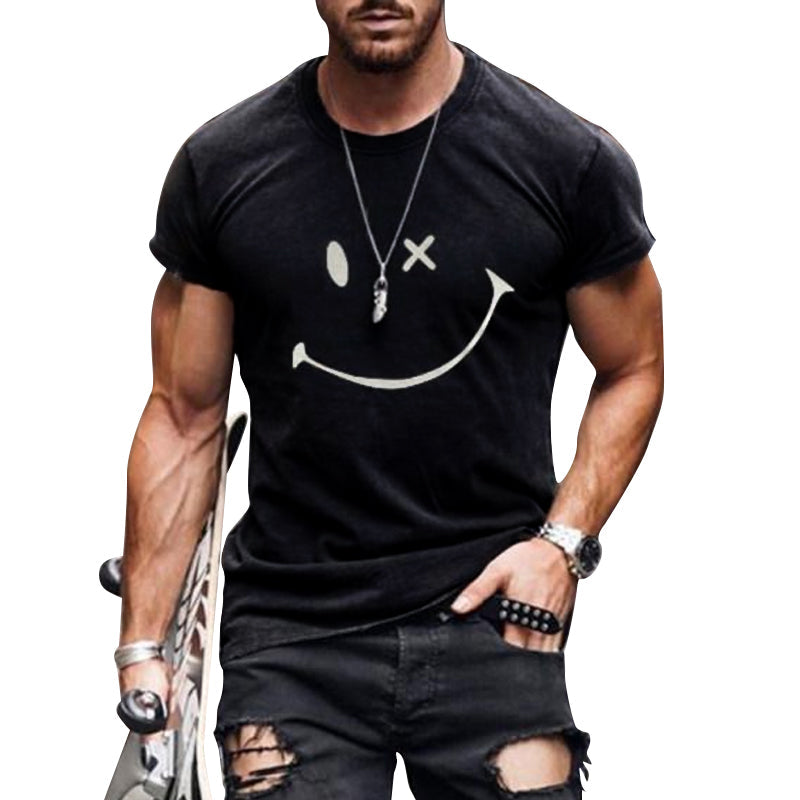 Men's Graphic Smiley T-Shirt